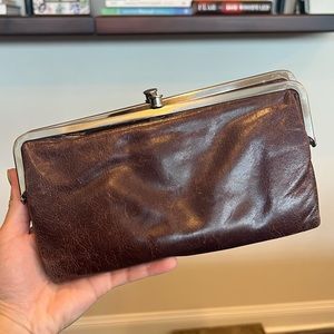 HOBO Brown Leather Wallet